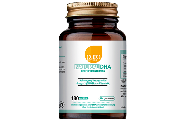 Natural DHA Hohe Konzentration 180 Kapseln